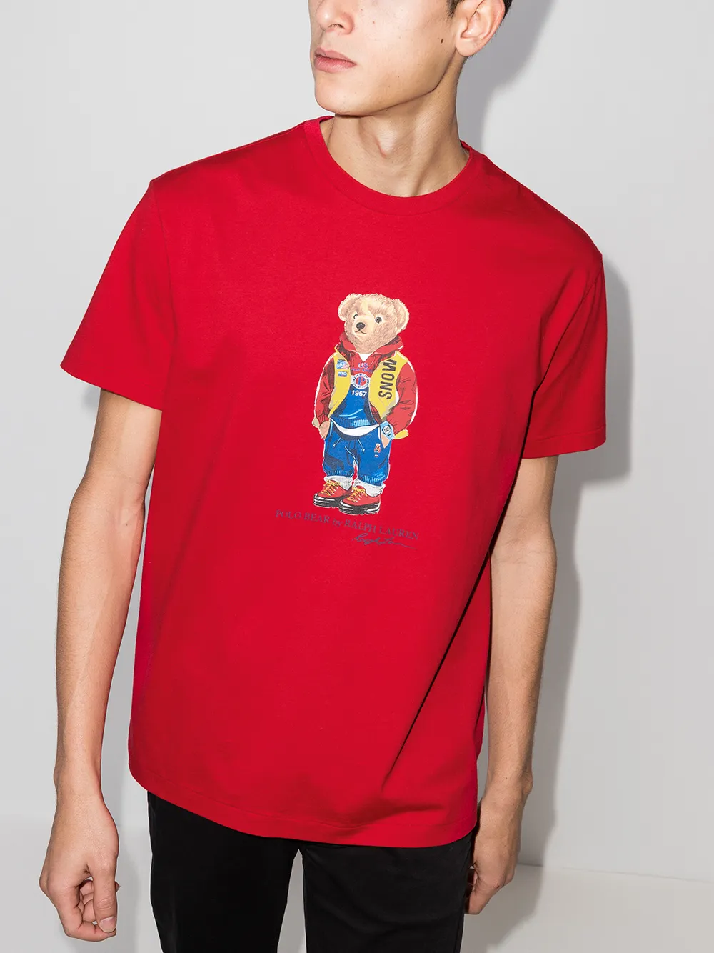 фото Polo ralph lauren футболка с принтом