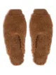 Deiji Studios square-toe shearling slippers