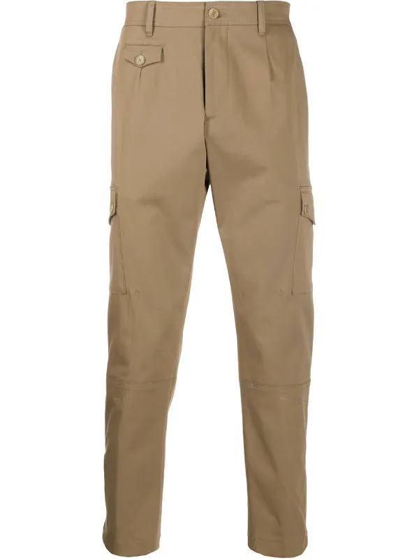 straight leg cargo trousers