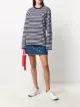 Maison Kitsuné Camiseta mangas longas com listras