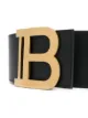 Balmain logo-buckle belt