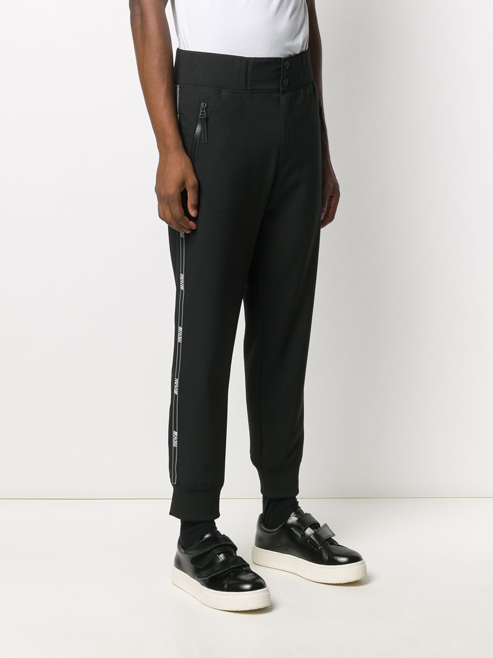 Versace Jeans Couture Side Logo Trim Sweatpants - Farfetch