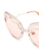 Viktor & Rolf squiggle detail cat eye sunglasses