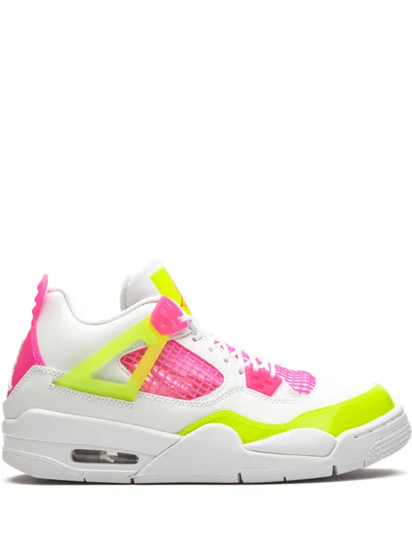 pink and yellow jordan 4