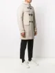 Herno toggle buttons hooded coat