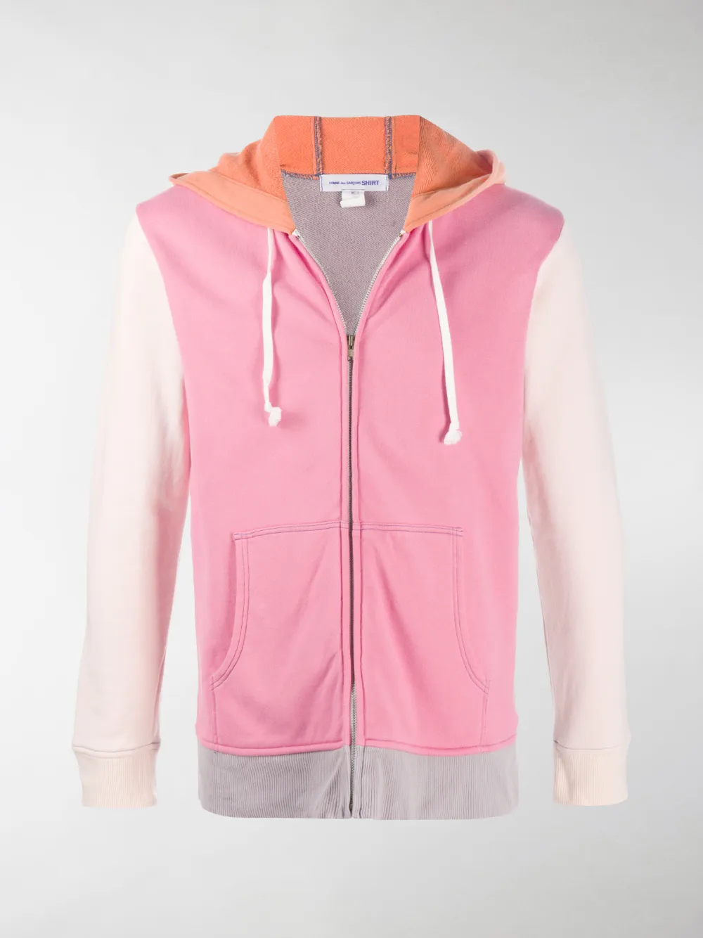 Image of Comme Des Garçons Shirt colour-block hoodie