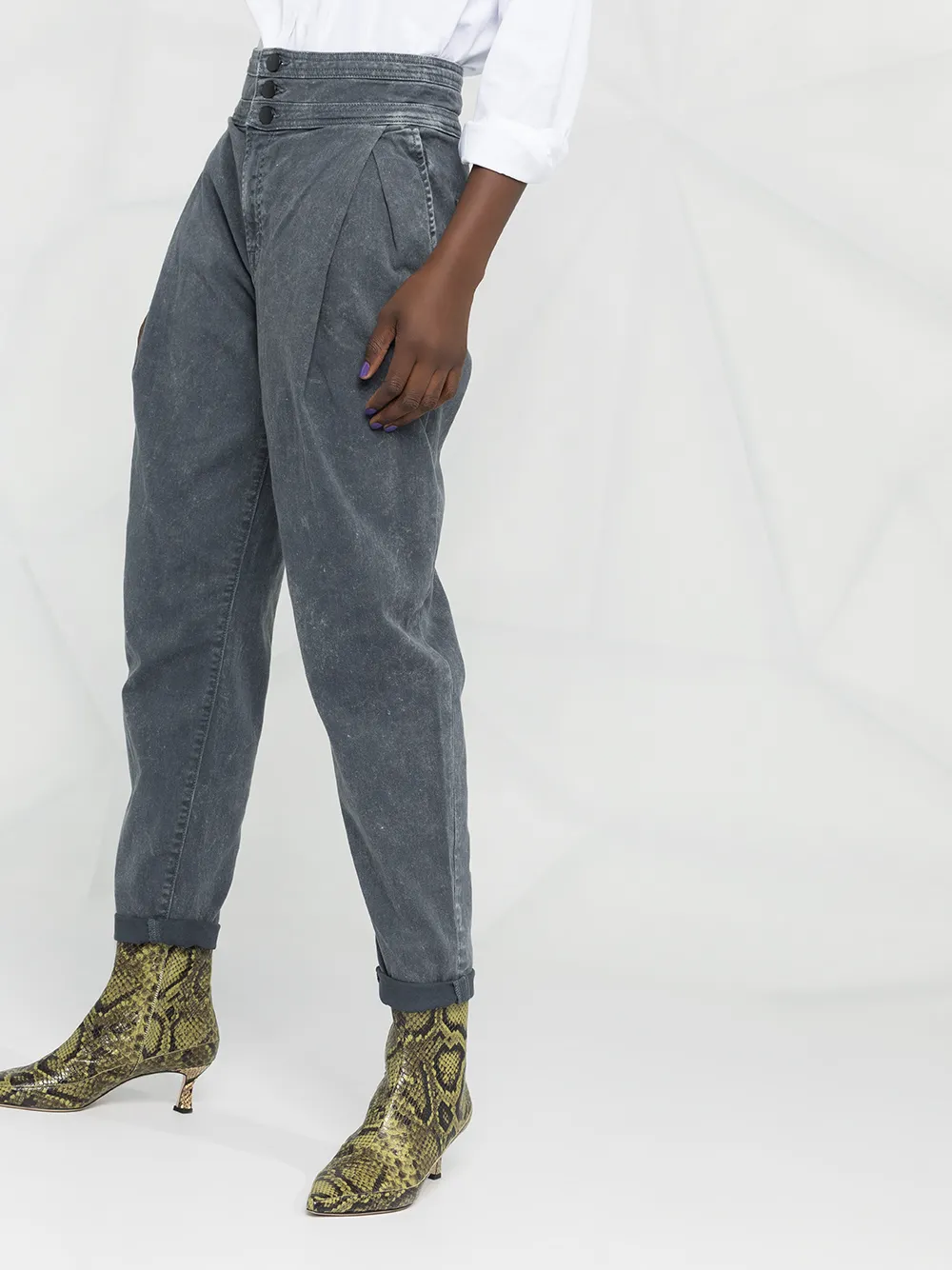 J brand carey high-rise tapered jeans 