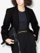 Image 2 of Frankie Shop peak-lapel single-breasted blazer