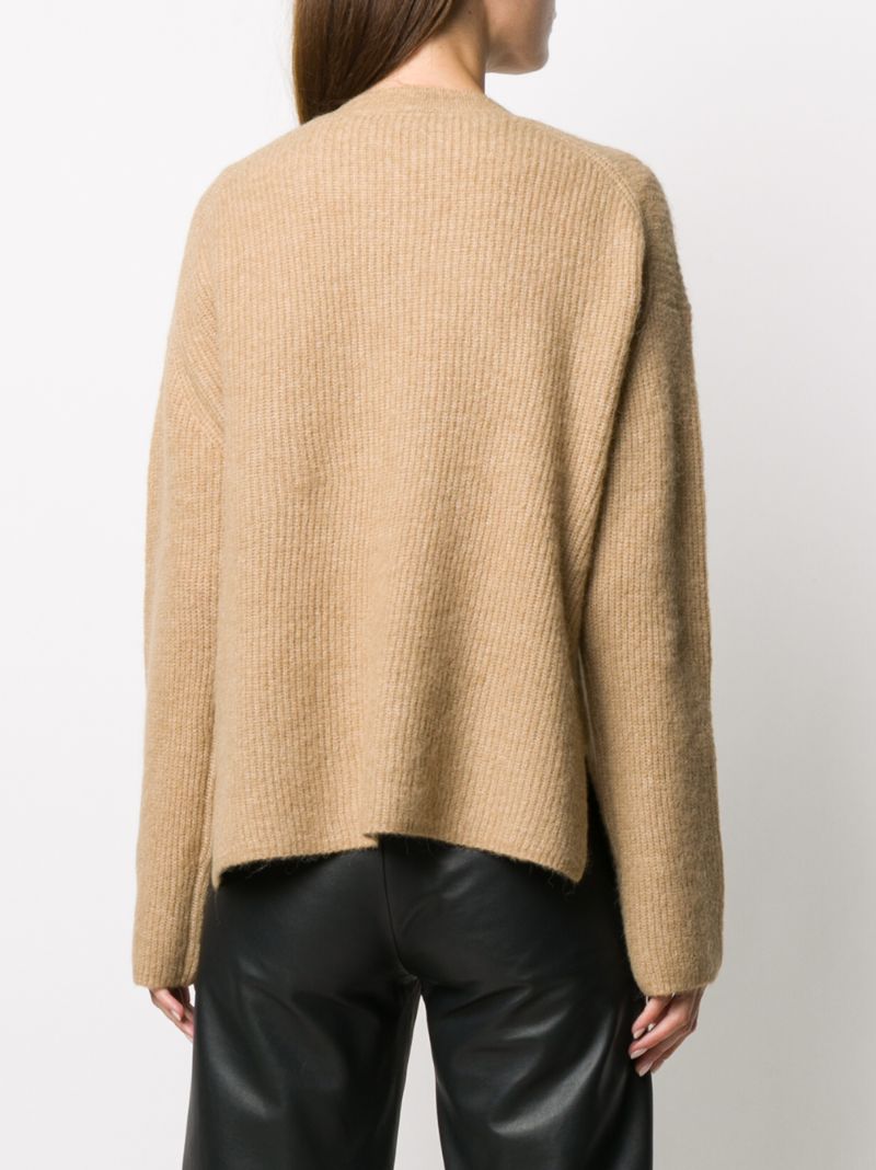 Shop By Malene Birger Long-sleeve Cardigan In Neutrals