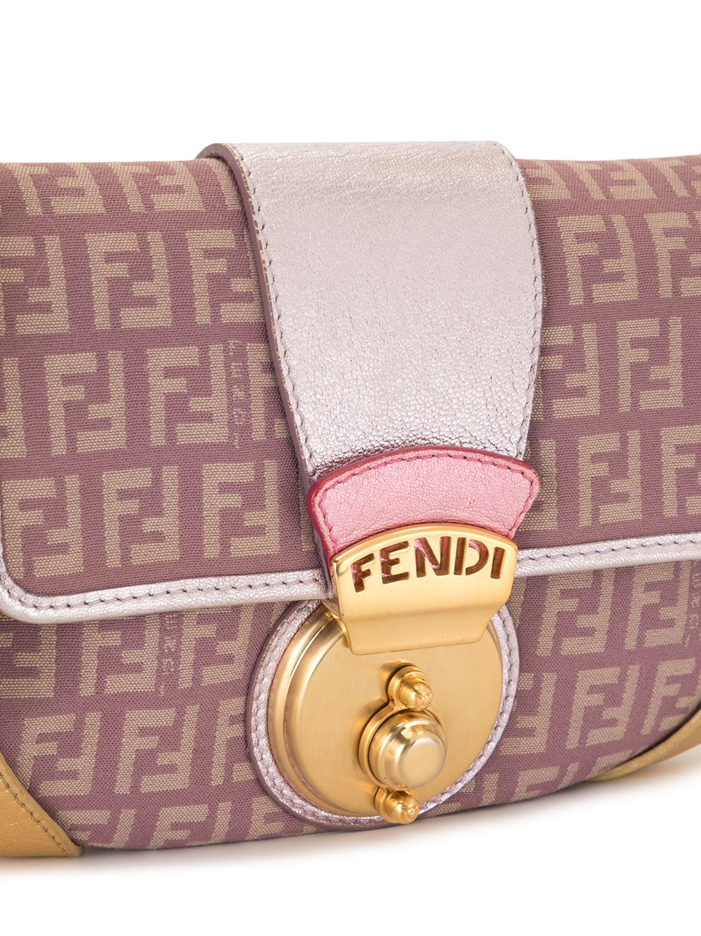 фото Fendi pre-owned сумка на плечо с узором zucchino