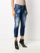 Dsquared2 cropped distress jeans