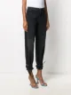 Pinko ankle-tie tapered jeans