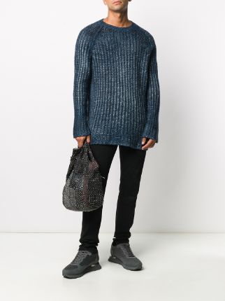 chunky knit sweater展示图