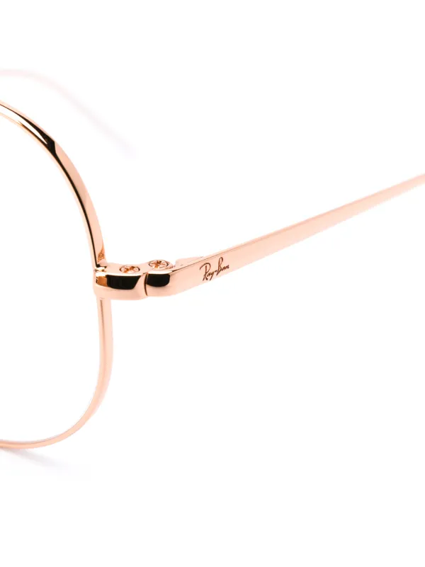 Ray-Ban Aviator Classic Glasses Pink FARFETCH PH