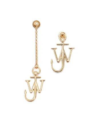 JW Anderson Asymmetric Anchor Earrings - Farfetch