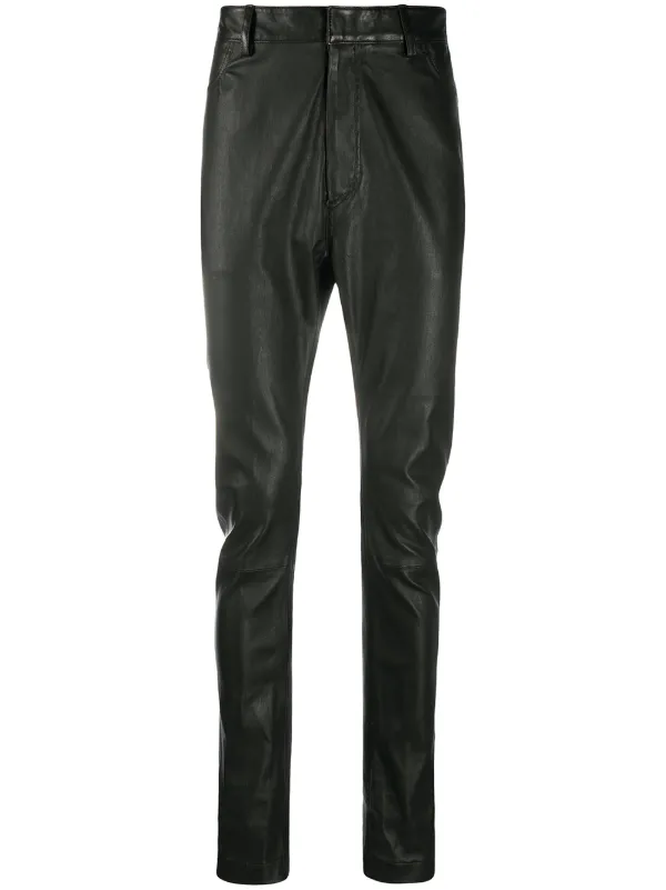 ann demeulemeester leather pants