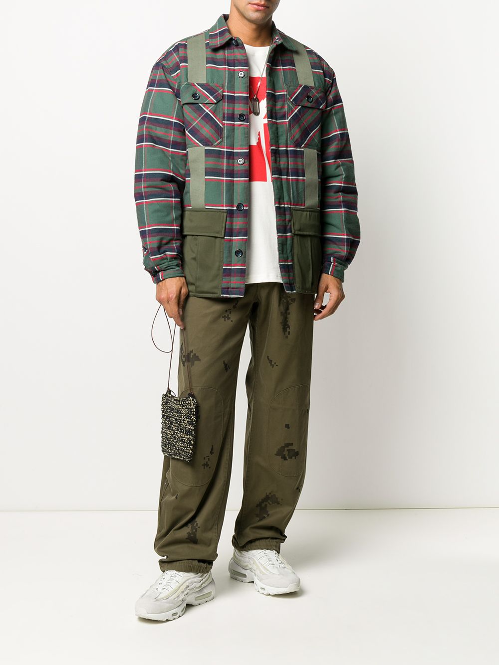 фото Myar plaid shirt jacket