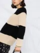 Sara Lanzi two-tone striped jumper
