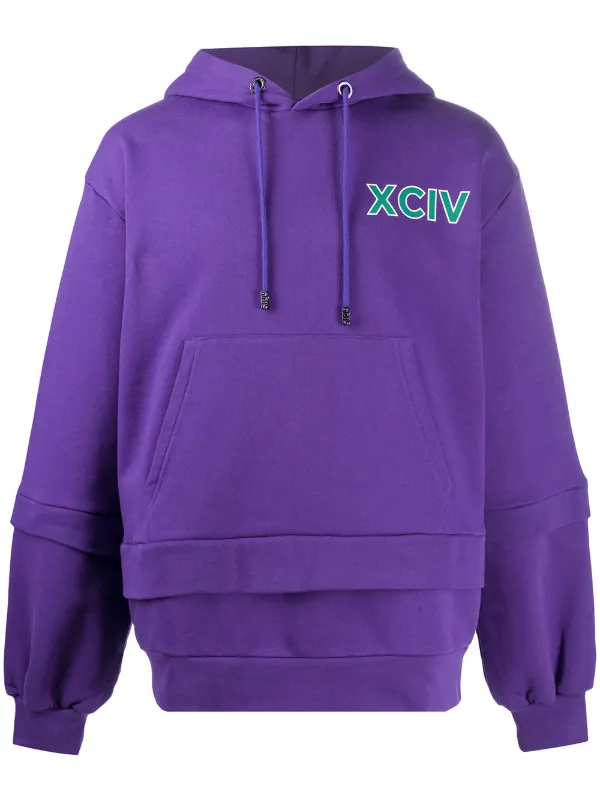 oversized purple hoodie