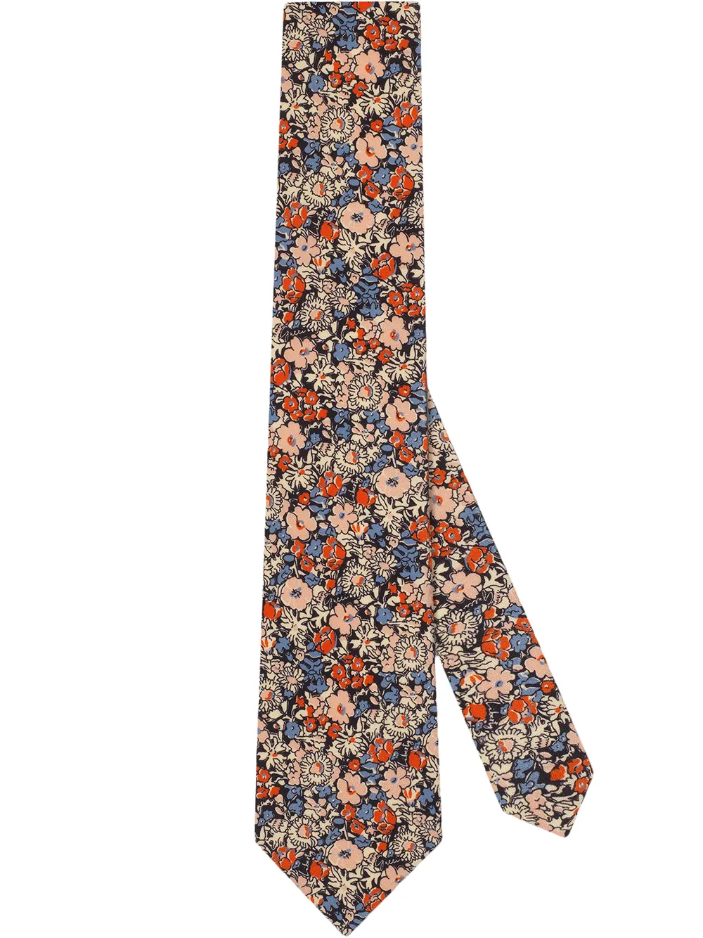 Gucci галстук с цветочным принтом из коллаборации с Liberty