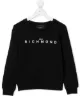 Image 1 of John Richmond Junior logo-print cotton sweatshirt