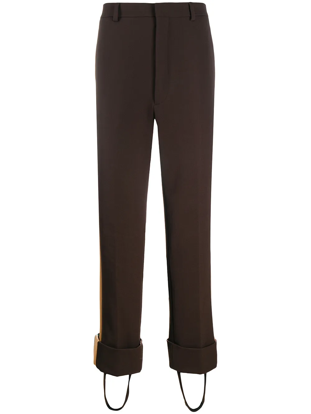 pantalon à bandes contrastantes