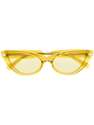 yellow cat eye glasses