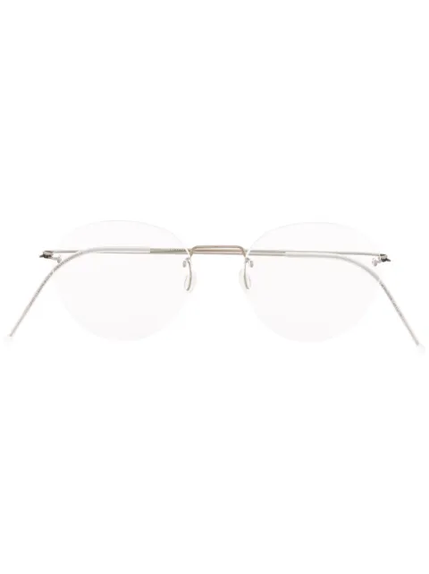 Lindberg round-frame glasses
