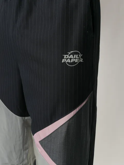 pinstripe track pants