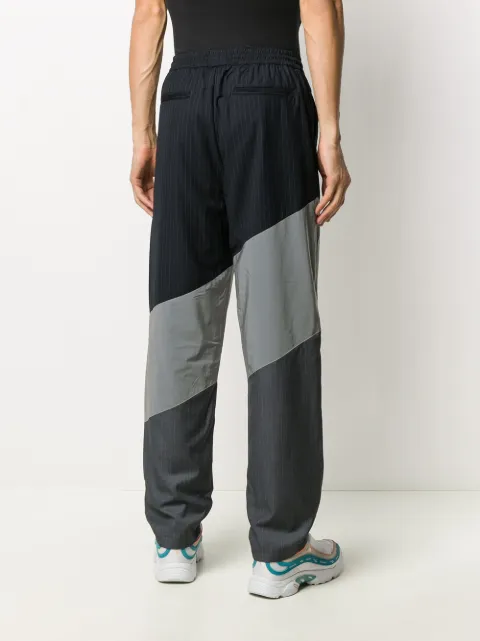 pinstripe track pants