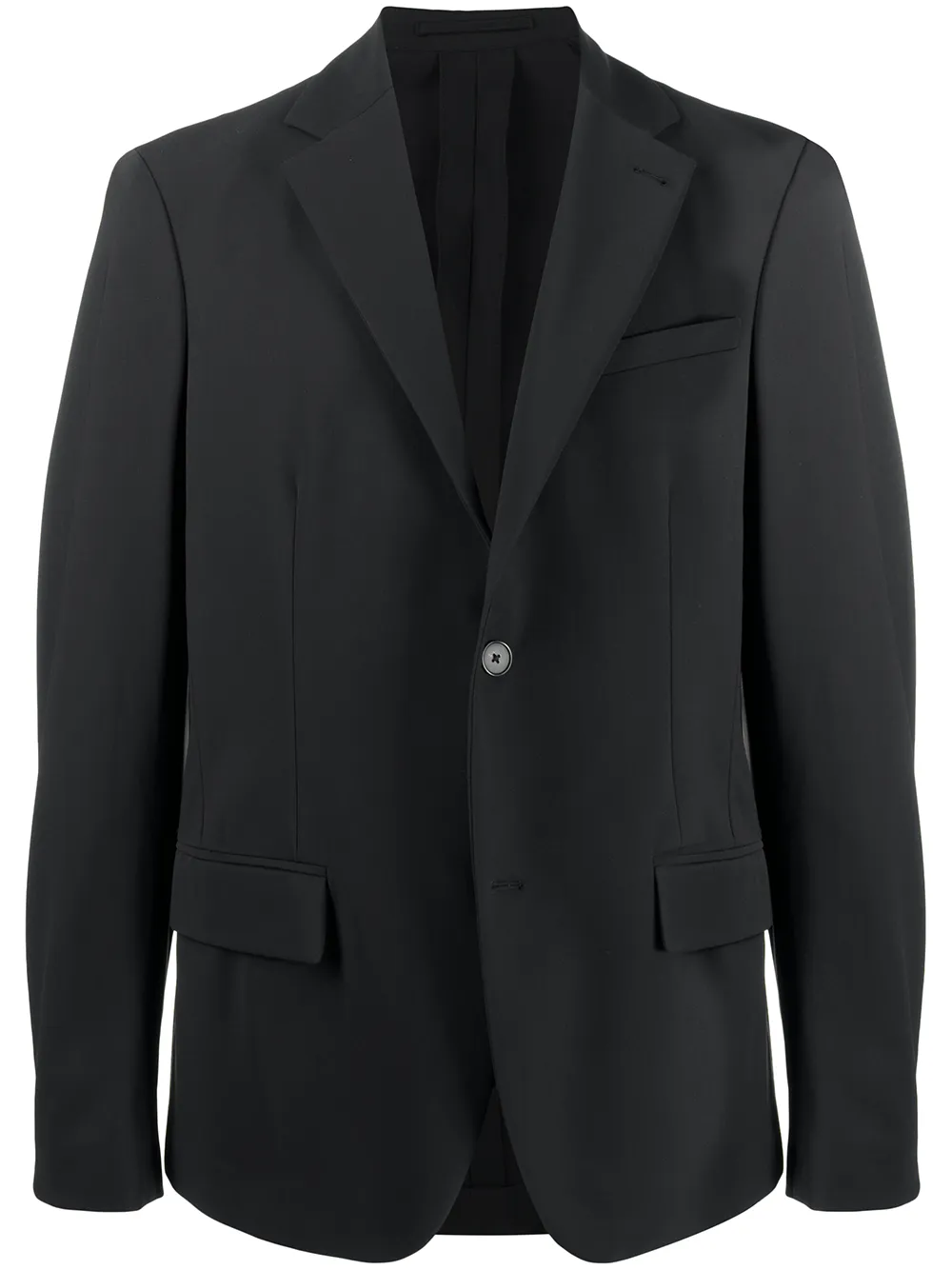 Click to view more detailed imagery on our partner's website Traiano Milano Front Button Blazer In Black
