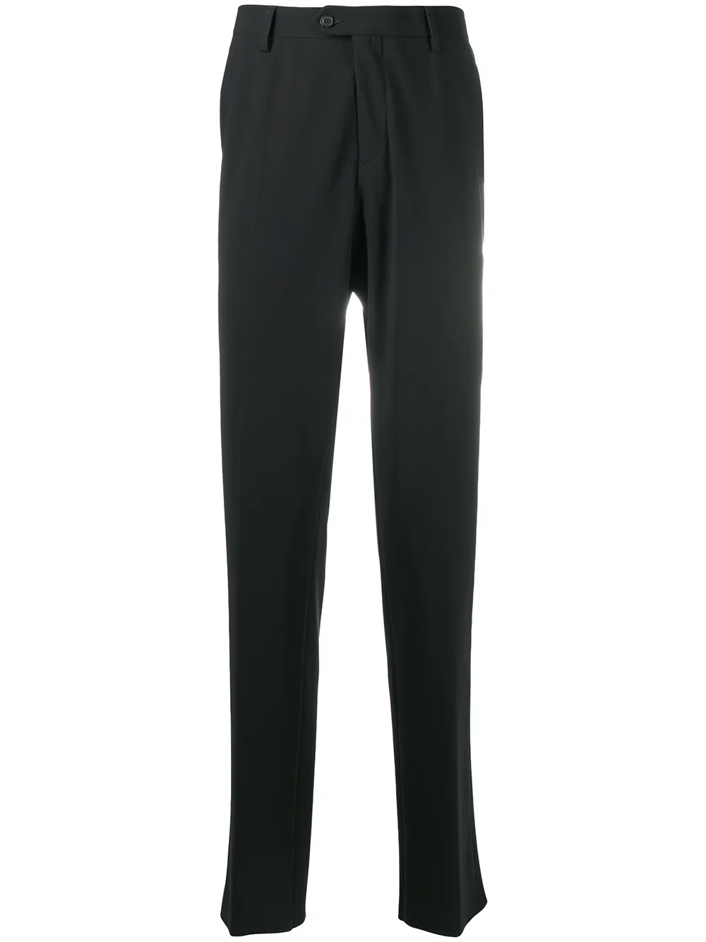 Click to view more detailed imagery on our partner's website Traiano Milano Straight Leg Tailored Trousers In Black