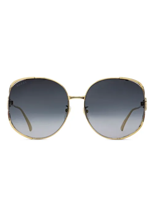 Lunettes de soleil à monture ronde - Gucci Eyewear - Modalova