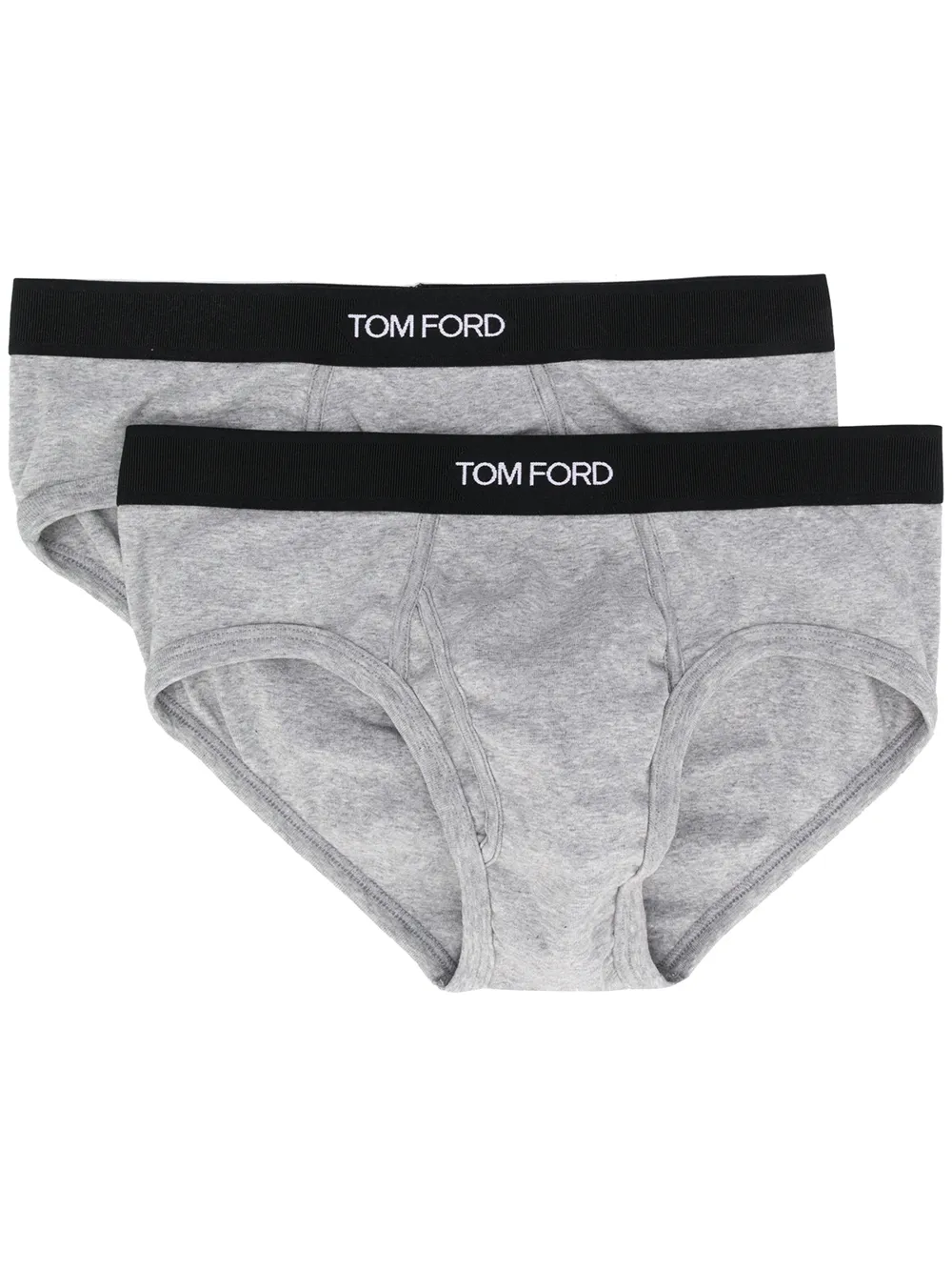 

TOM FORD set de dos piezas de ropa interior con logo - Gris