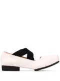 Uma Wang strappy heeled ballerina shoes - Neutrals