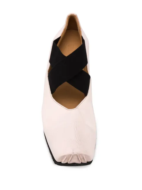 Uma Wang strappy heeled ballerina shoes US9005 - 3
