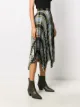 Tory Burch check print skirt