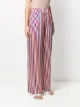 Jejia striped print trousers