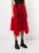 Comme Des Garçons Noir Kei Ninomiya فستان ميني تول بأطراف مكشكشة