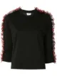 الصورة 1 من Comme Des Garçons Noir Kei Ninomiya كنزة منسوجة بحياكة دقيقة وكرانيش