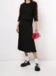 الصورة 2 من Comme Des Garçons Noir Kei Ninomiya كنزة منسوجة بحياكة دقيقة وكرانيش