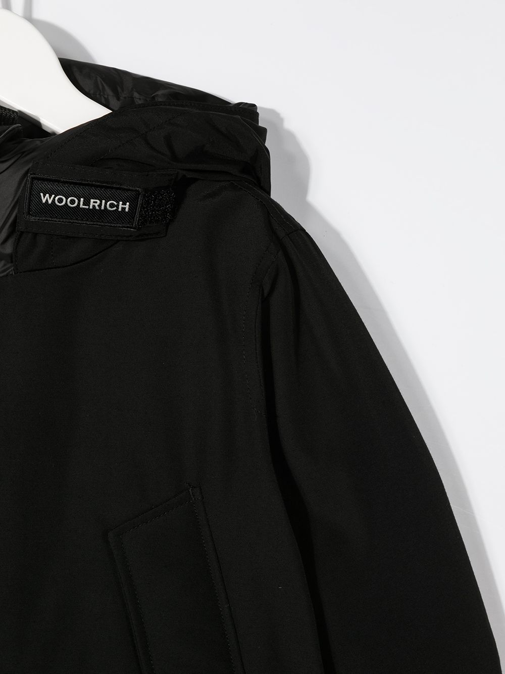 фото Woolrich kids куртка с капюшоном