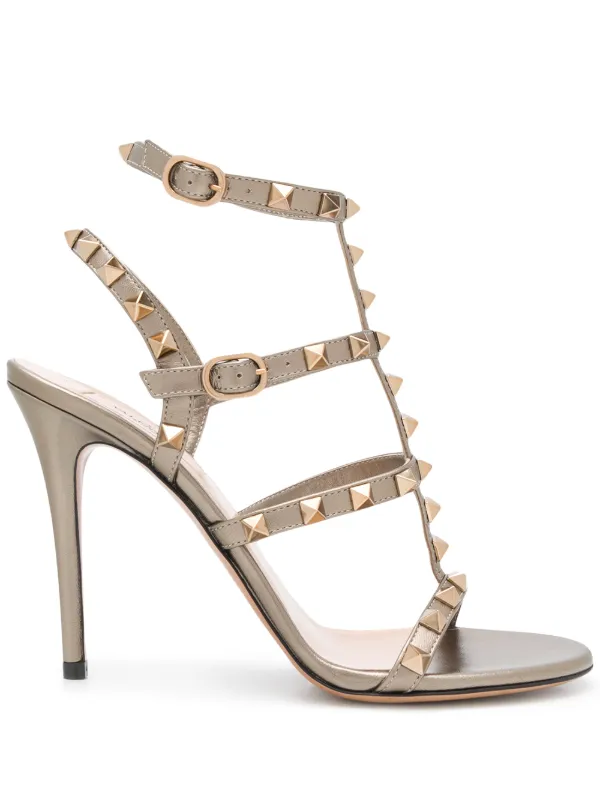 valentino rockstud caged heels