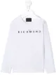 Image 1 of John Richmond Junior logo print T-shirt
