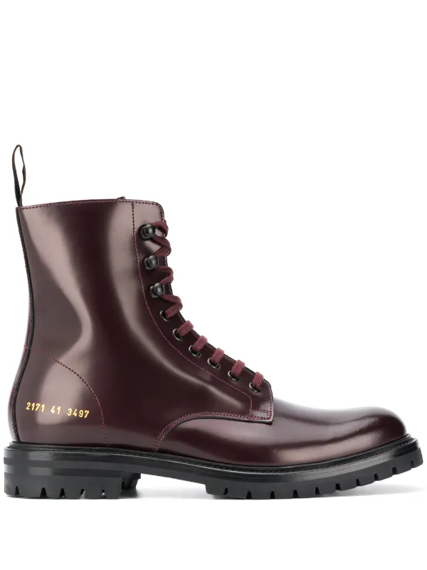 common projects lace up boots