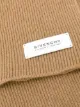 Givenchy logo patch knitted scarf