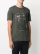 Emporio Armani abstract-print cotton T-shirt