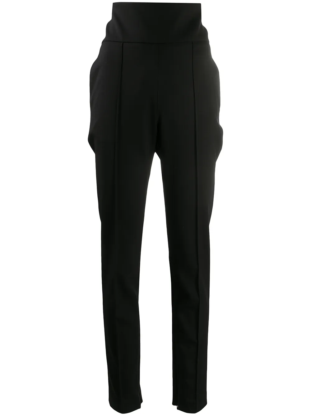 

Alexandre Vauthier pantalones con tiro alto - Negro