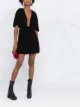 الصورة 2 من Saint Laurent فستان فلير برقبة مفتوحة