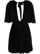 Image 1 of Saint Laurent plunging-neck flared dress